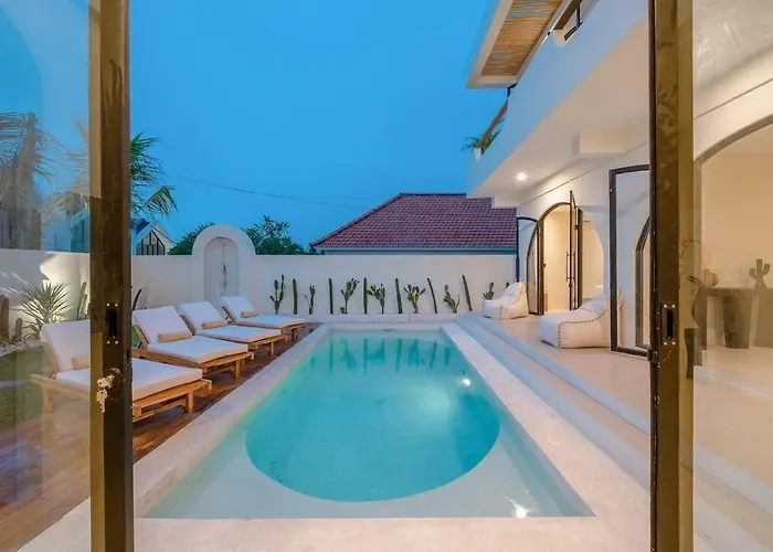 Sankara - Rooftop 3br With Brasero & Cinema - Sunset View - Ferienhaus Canggu
