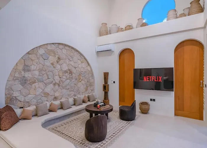 Sankara - Rooftop 3br With Brasero & Cinema - Sunset View - Ferienhaus *