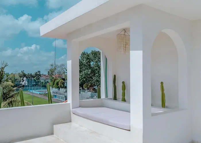 Ferienhaus Sankara - Rooftop 3br With Brasero & Cinema - Sunset View - Canggu